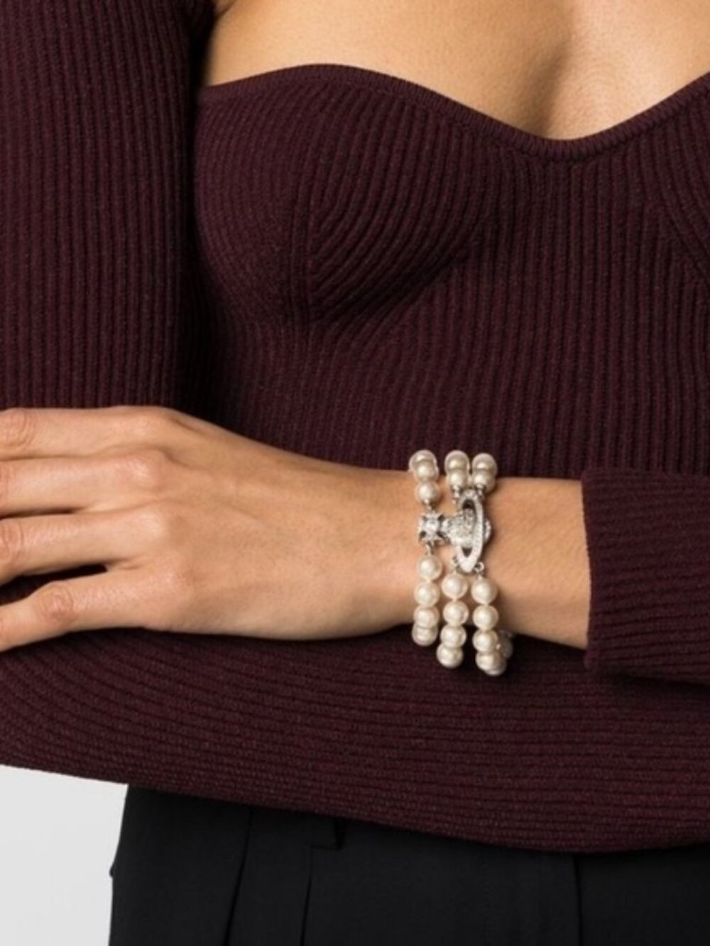Vivienne Westwood pearl Orb bracelet